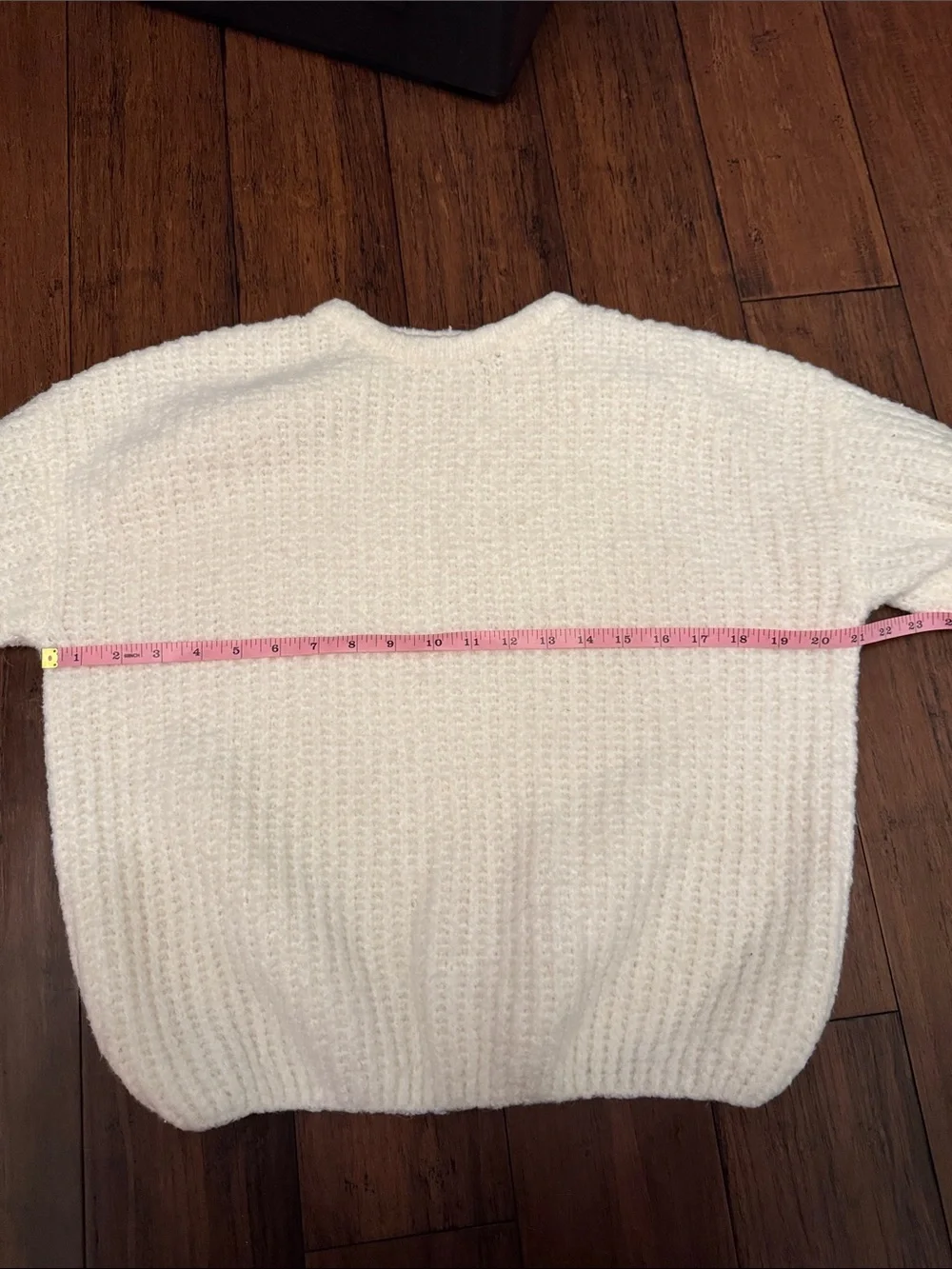 Wild Fable Cozy White Crew Neck Sweater size small